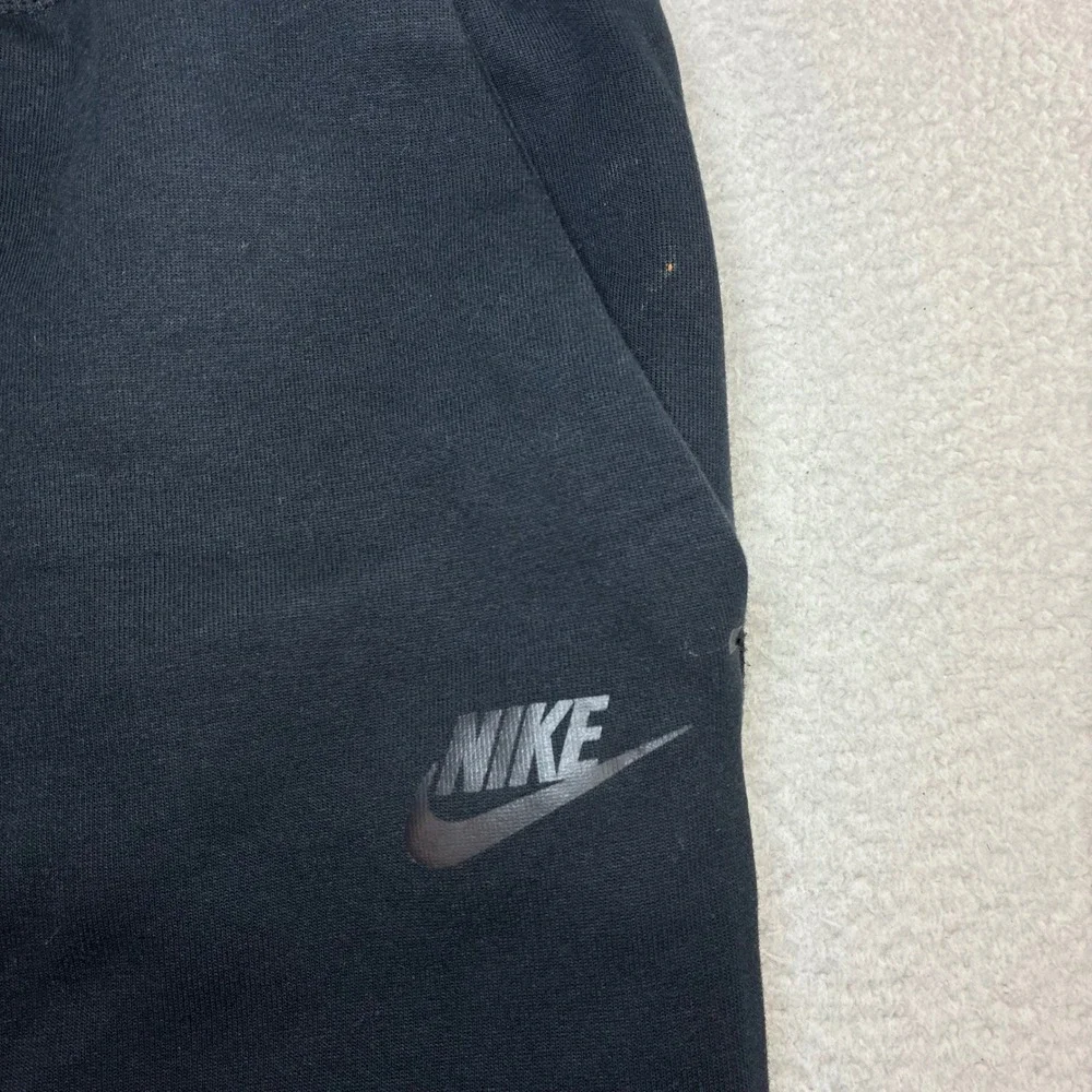 Nike Tech‎ Fleece Joggers Women XL Black Tapered Sweatpants Cuffed CW4292-010